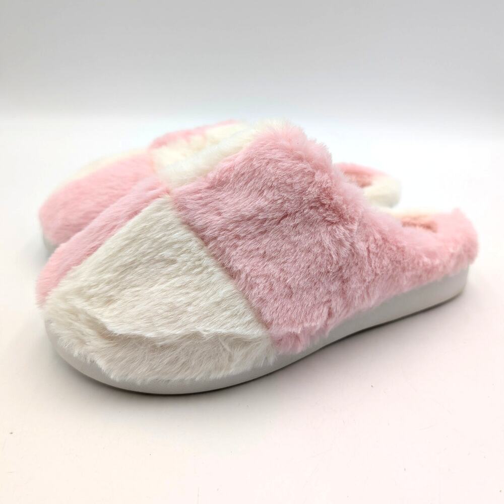 MIA Cozi Slipper Shoes Closed Toe Women's Soft Pink/Cream Size US7M EU37